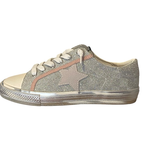 Vintage Havana Alive 19 Silver Checkered Multi Sneakers Womens Shoe Size 8.5 New - Picture 2 of 13